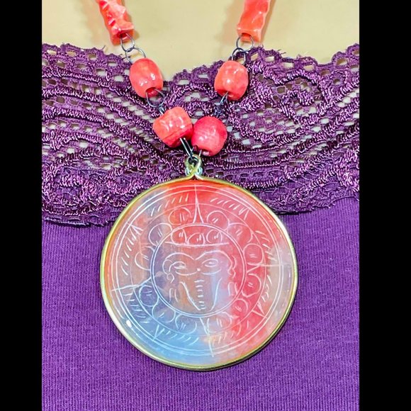 ▪️VTG▪️1980's 1990's Lot of 4 Multi-Style Boho Beaded Statement Necklaces - Picture 8 of 14